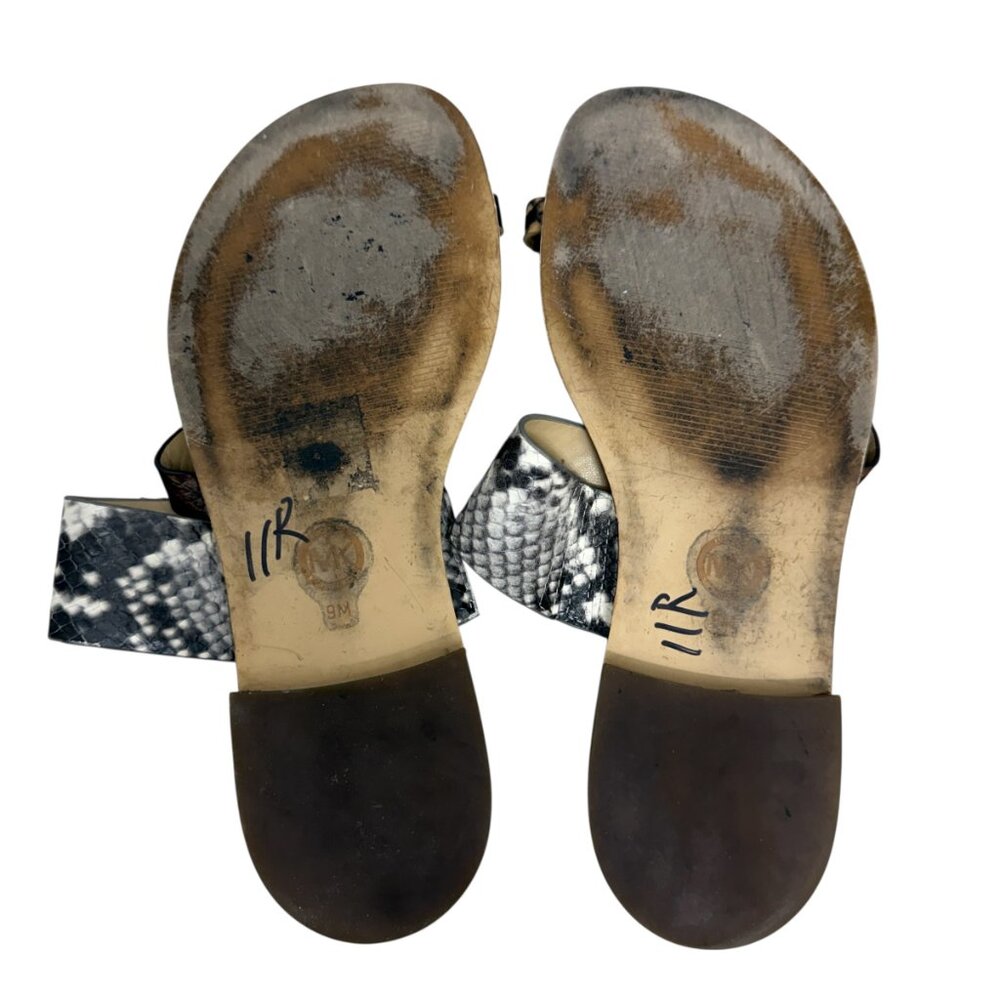 Michael Kors Pratt Two-Tone Python Embossed Leath… - image 7